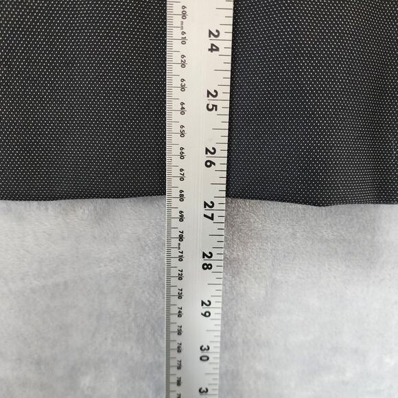 Lafayette 148 New York Blazer Jacket Womens Size 6 Wool Blend Black Micro Dot - Picture 11 of 13